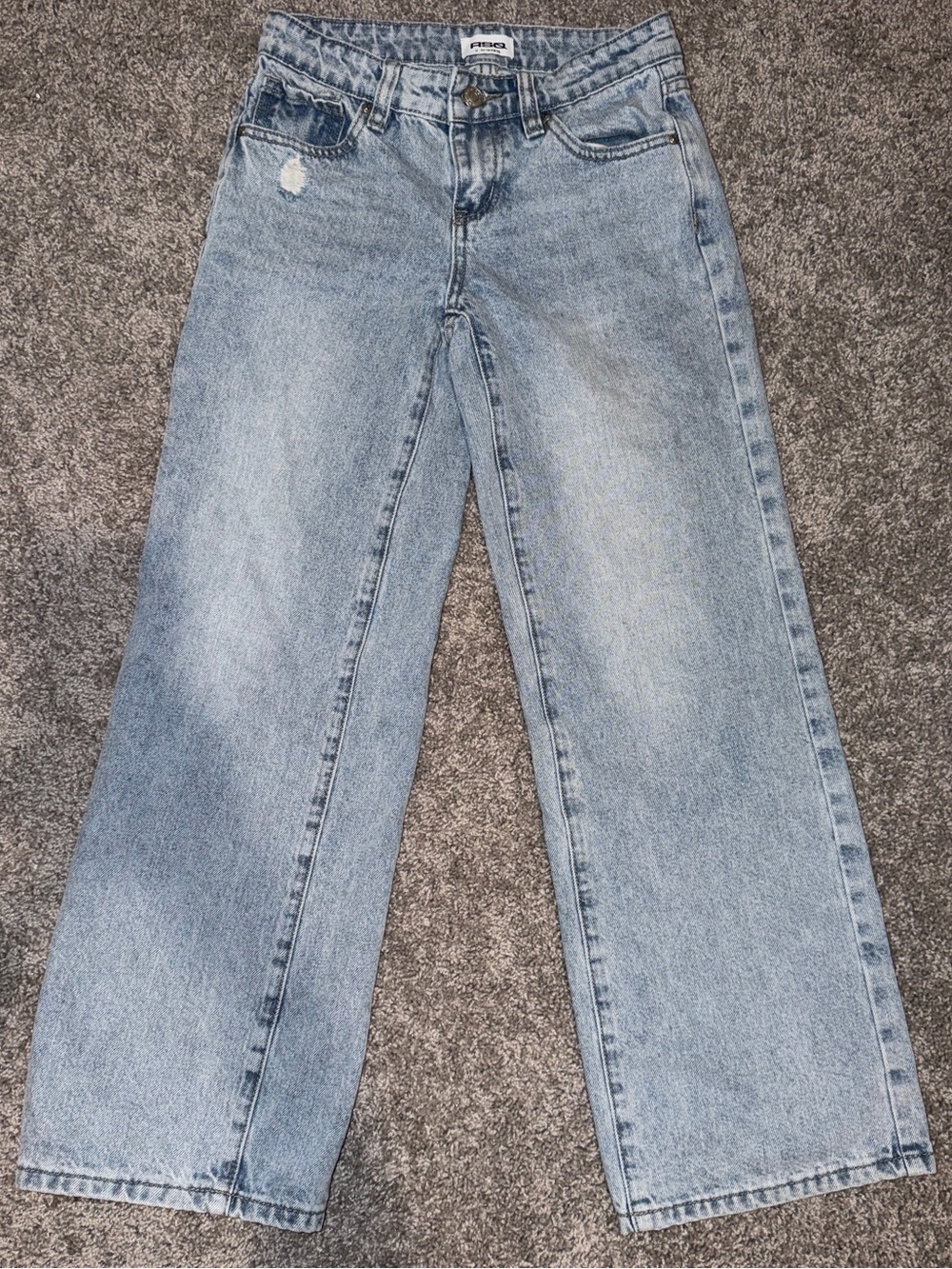 Tilly's Light Blue Kids Wide Leg Jeans